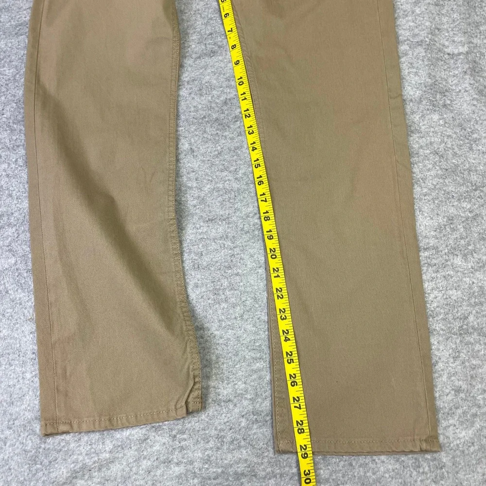 NEW Banana Republic Slim Fit Khaki Tan Textured Pants 31x30 Casual Travel